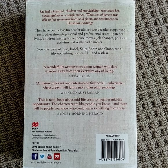 Gang of four, by Liz Byrski, fiction, softcover book - Picture 2 of 3